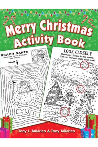 Dover Pubn Inc Caiet de activități Crăciun Fericit