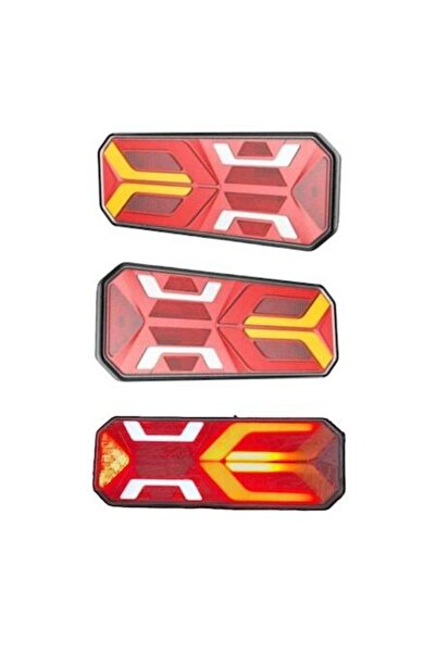 lumixauto Πίσω Φώτα LED 12V–24V – Σετ Γενικής Χρήσης για Ρυμουλκούμενα, Φορτη...