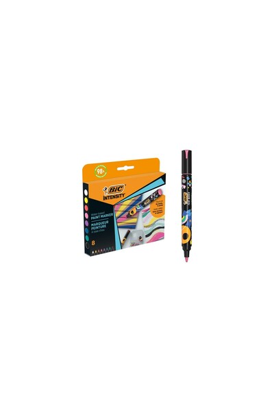 Bic Intensity Paint Marker 8-Pack Vivid