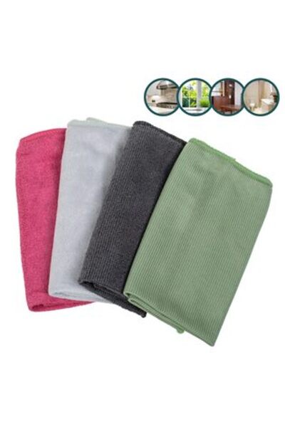 SHOPIENS Lavete universale din microfibră 34 x 34 cm - 4 buc