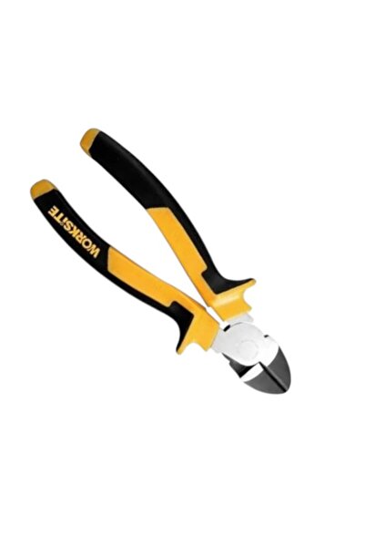 WDA WORKSITE Diagonal Cutting Pliers, Professional Side Cutters, Yellow and B...