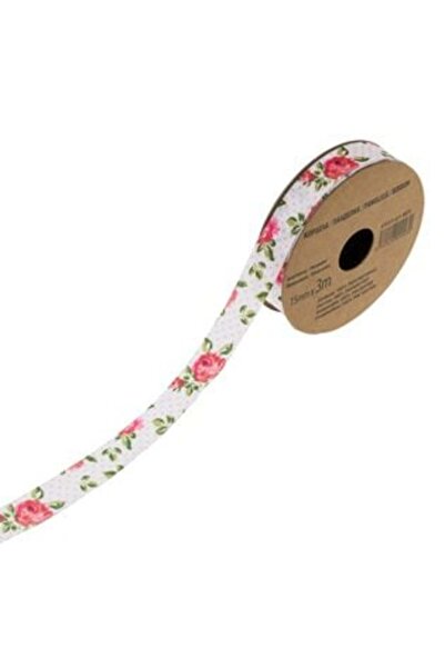 SHOPIENS Panglică florală colorată 3 m 15 mm