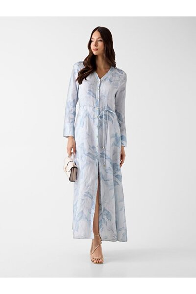 Guess Miriam Kadın Keten Karışımlı Elbise