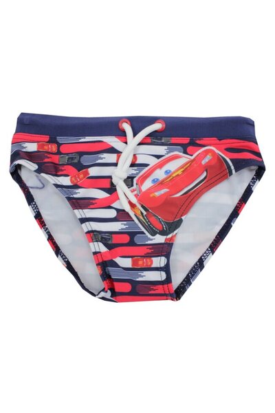 Disney Boys Swim Briefs, Polyester, Cars, Navy Blue
