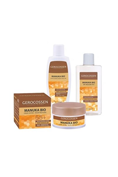 GEROCOSSEN Set Manuka Bio – Cremă de față 55+, 50 ml, Lapte Micelar 200 ml și...