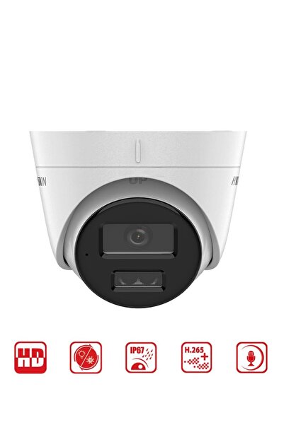 Hikvision DS-2CD1323G2-LIUF 2Mpix, 2,8mm Lens,Mikrofonlu Dome IP Kamera