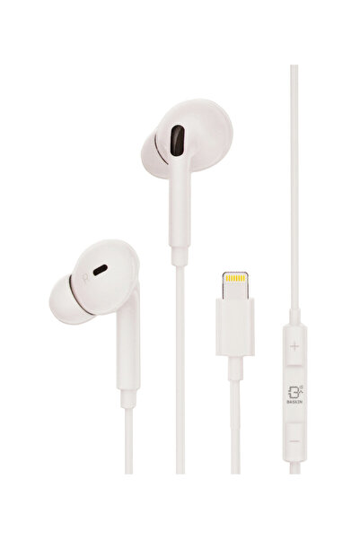 BASKIN Wired Audio Headphones EA-005, Microphone, Lightning connector, Wired ...