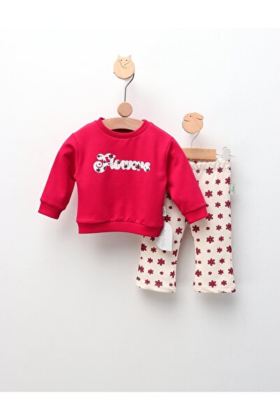 MiniKids Compleu Flowers and Spring, ciclam