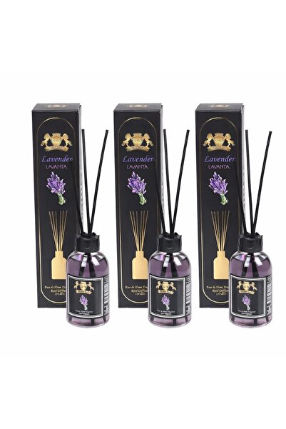 Golden Silva Set de 3 difuzoare de cameră cu lavandă și bețișoare, 3 x 110 ml
