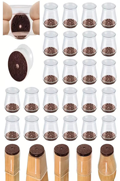 Tor Store 12'li Set Masa Sandalye Koltuk Ayak Zemin Koruyucu Darbe Emici Ses ...