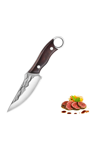 OEM Chef/Camping Knife, 21 cm, Anatomical Non-Stick Wooden Handle, Sharp and ...