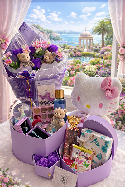 Ahsen Collection Mor tatlı serisi midi boy 2