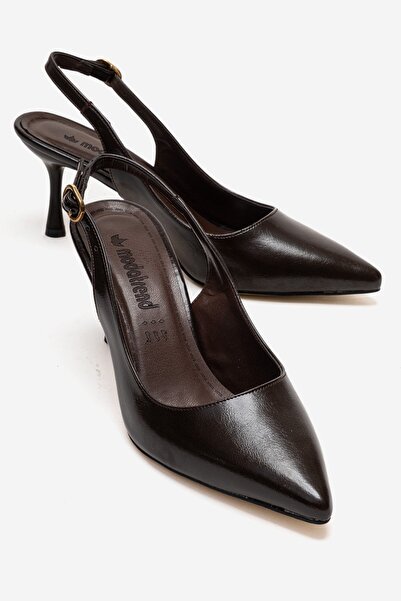 CCWAY AYAKKABI Toc subțire, cu spatele deschis, cu vârf ascuțit, cu toc înalt...