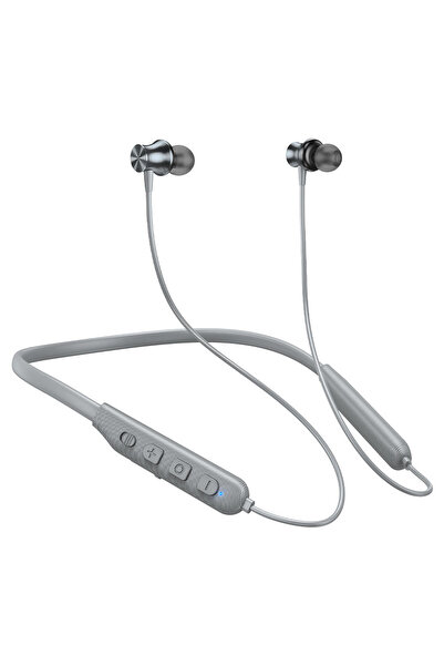 Hoco ES64 Wireless In Ear Headphones, Bluetooth 5.3, 200mAh, Neck-Mount, Grey