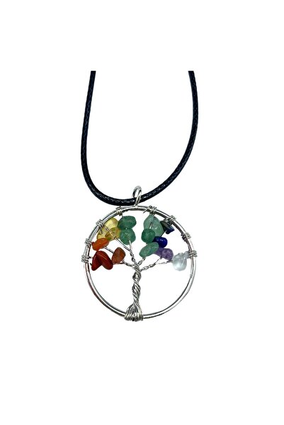 AW Gifts Tree of Life Pendant - 7 Chakra