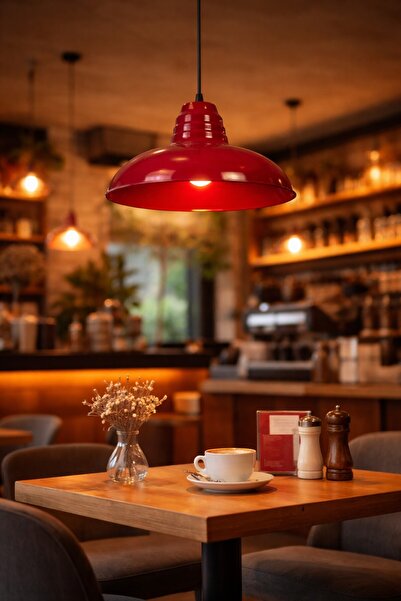LEGACY Sydney Bordo Renk Özel Tasarım Modern Dekoratif - Cafe - Sarkıt - Mutf...