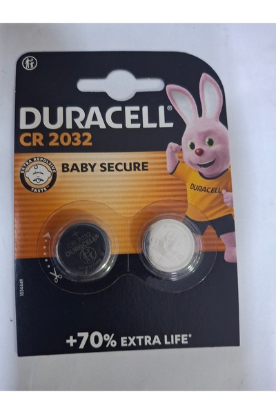 Duracell CR2032 batteries, 2 pcs/Blister
