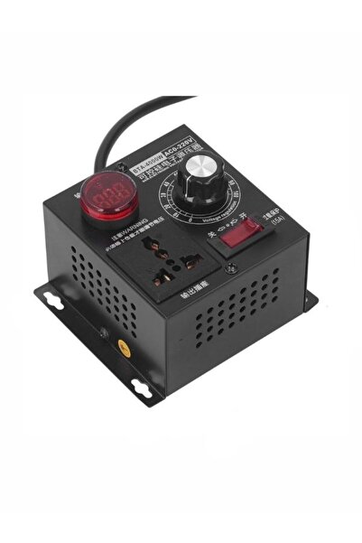 GÜMRÜK BEY 4000W SCR Voltaj Regülatörü – AC Motor Hız Kontrol Cihazı, Ayarlan...