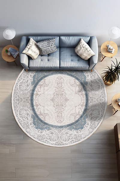 BigArts Home Çok Renkli Etnik Desenli Kaymaz Taban Şönil Salon Kilim Mutfak Y...