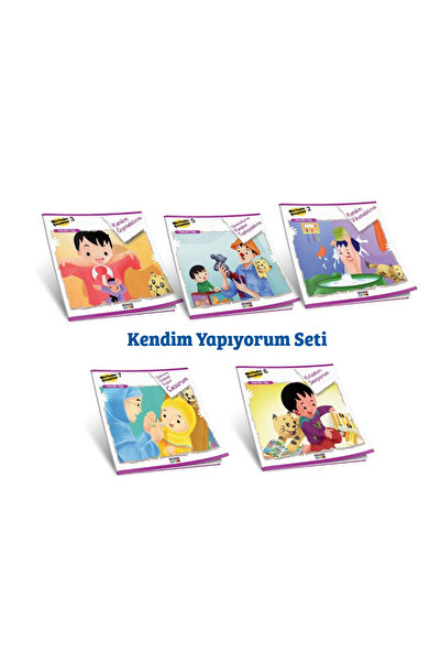Semerkand Çocuk Yayınları 3-6 Yaş Çocuklar için Kendim Yapıyorum Seti 5 Kitap