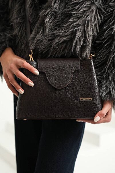 DERKON Bony Model Genuine Leather Cross Women's Bag Si