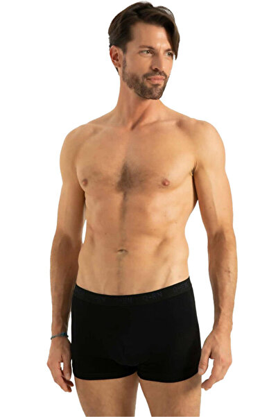 SARIL ERKEK BAMBU BOXER SİYAH (Q-EN 500)