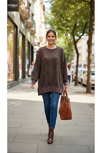 Nuss 3013 Jakar Detailed Tunic Coffee
