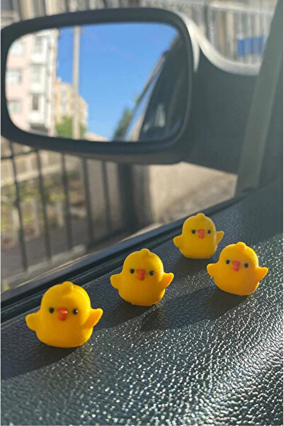 Rex Aksesuar Mini Civciv Araç Içi Süsü, Masa Dekoru, Tatlı Dekor, Klima Süsü,...