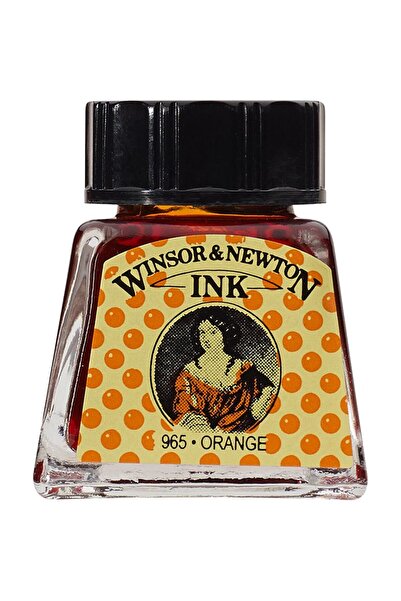 Winsor Newton Winsor & Newton Drawing Ink Çizim Mürekkebi 14ml Orange 449