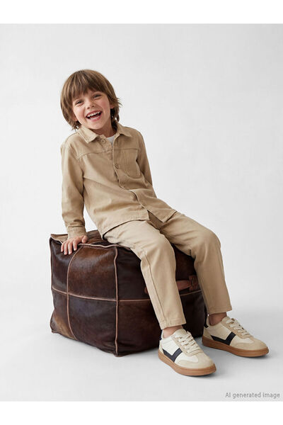 LC Waikiki Gabardine Shirt and Pants for Boys