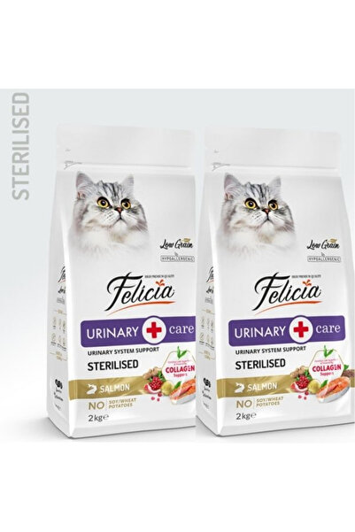 Felicia Urinary Care Sterilised Somonlu Kısırlaştırılmış Kedi Maması 2Kg X 2 ...