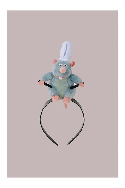 pialbatro RATATOULLIE RATATUY KARAKTER SAÇ TUTAMAÇLI TAÇ TOKA