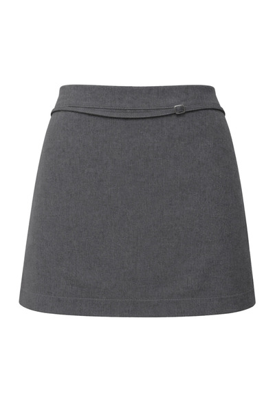 Mixray 2048 Ženska Kaiš komadna debeo Suknja-šorts antracit