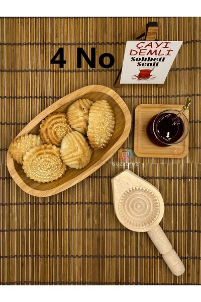 moontime alaçatı Ahşap Kömbe Kerebiç Pasta Kalıbı 1 Adet, 4 No, pratik ve şık...