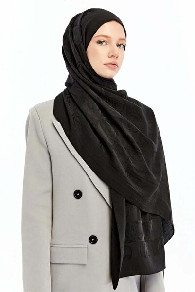 Valentino Orlandi Σάλι Αλία - Νέο σχέδιο σκακιέρας - Μαύρο