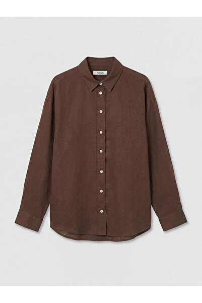 LC Waikiki Oversized Linen Women's Shirt (S6)