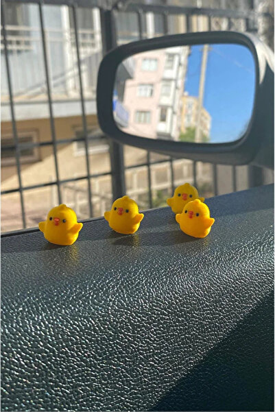 Rex Aksesuar Mini Civciv Araç Içi Süsü, Masa Dekoru, Tatlı Dekor, Klima Süsü, Minik Dekor, Göğüs Süsü 1 adet