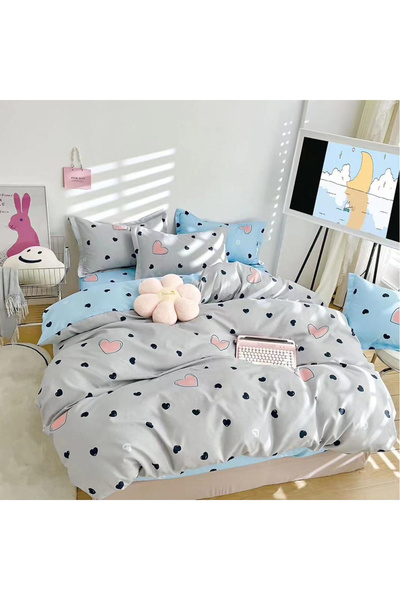 OEM Duvet Cover Set for double bed 2 people, 6 pieces, JHN, Finet, DREAM-2317