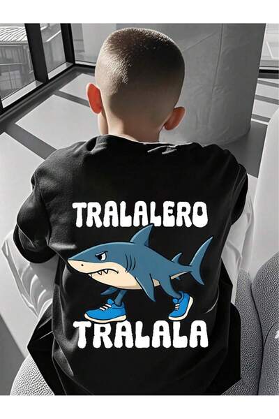 Velostra Boy Shark cu imprimeu supradimensionat Confortabil pentru utilizare ...
