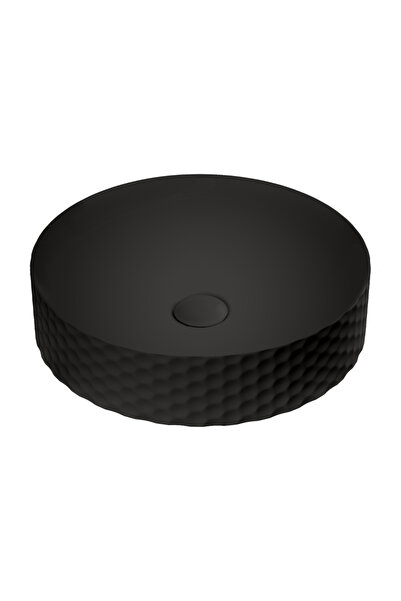 CELESTA Chiuvetă de baie de blat Siena 44x44x10.5 cm ceramică negru mat