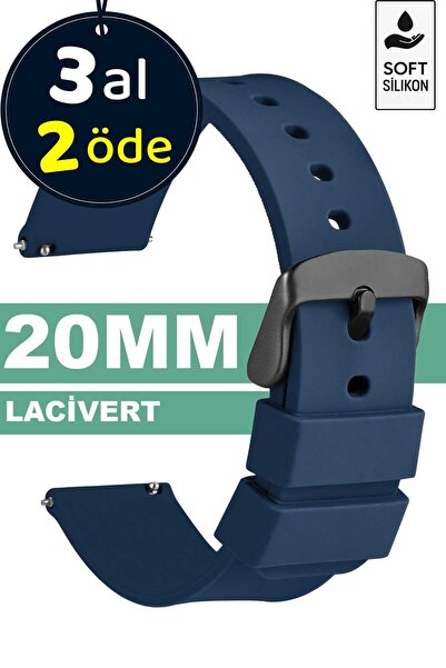 Trendburada Soft silicone watchband strap compatible with 20mm watches