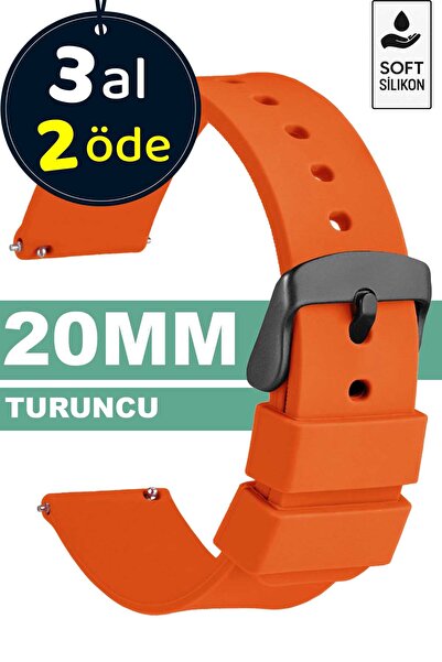 Trendburada Soft silicone watchband strap compatible with 20mm watches