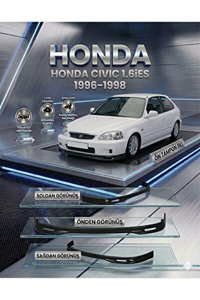 EYB HONDA IES MUGEN ON EK KIRILMAZ LIP 1996\1998 MAKYAJSIZ KASA MAT SIYAH