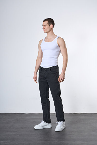 Mesfeno Men's Denim Regular Stretchy Pants