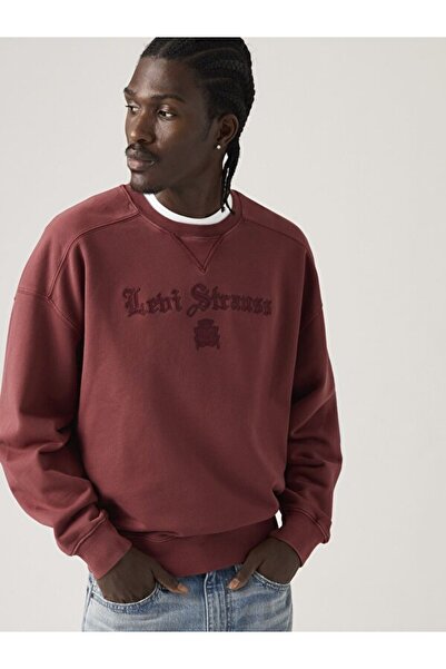 Levi's Boxy fıt Kesimli Grafik Desenli Bisiklet Yaka Sweatshirt 005PK-0002