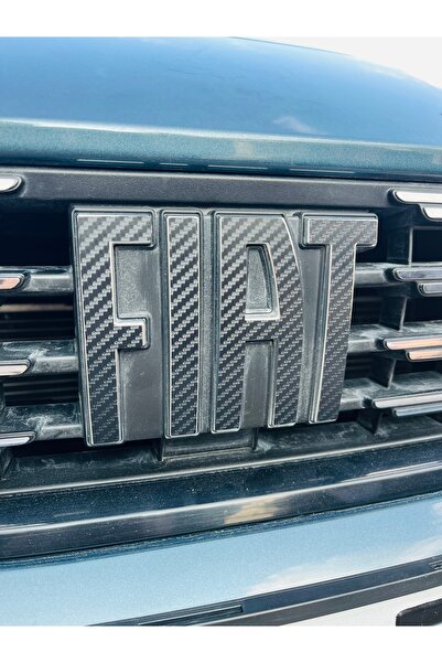 İŞCAN MOTOR FİAT Egea Amblem/Logo Kaplama Sticker Etiket Karbon