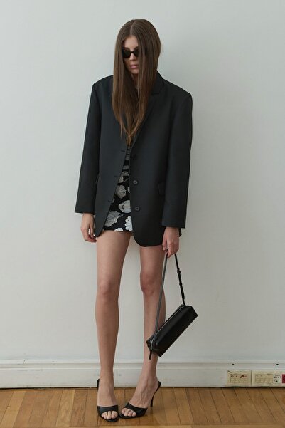 Suud Collection Siyah Harlan Blazer Ceket