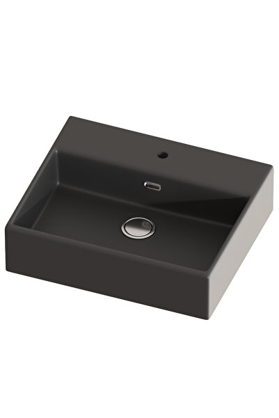 CELESTA Chiuvetă de baie de blat Urban 50 50x42x14cm, ceramică, antracit mat,...