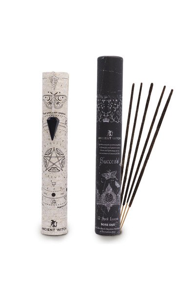 AW Gifts Tămâie Vrăjitoarea Antică - Succes - cu pendul din Obsidian negru