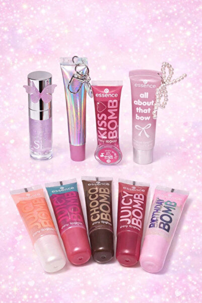 Essence Set de frumusețe strălucitoare Juicy Bomb 9 produse